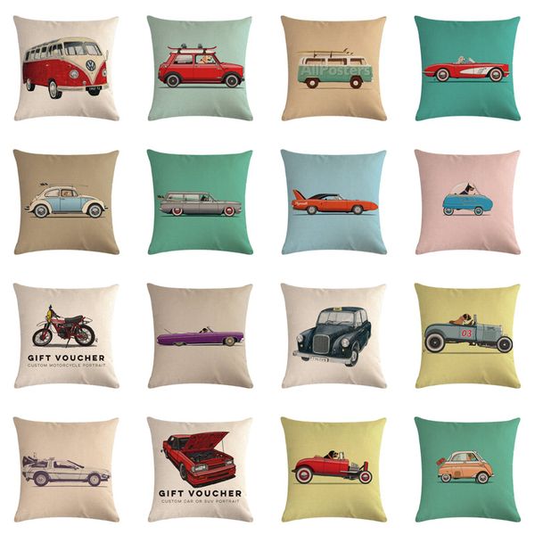 cushion/decorative pillow 2021 korean retro car dog print linen pillowcase office living room cushion cover sofa 45*45cm
cushion/decorative pillow 2021 korean retro car dog print linen pillowcase office living room cushion cover sofa 45*45cm