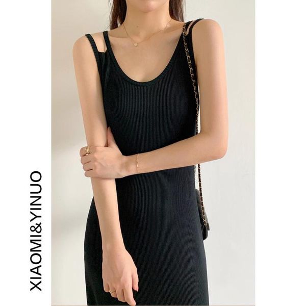 casual dresses long summer spaghetti strap dress polka-dot backless women lacing-up bow slip sundresses 2021 fashion black clothes, Black;gray
casual dresses long summer spaghetti strap dress polka-dot backless women lacing-up bow slip sundresses 2021 fashion black clothes, Black;gray