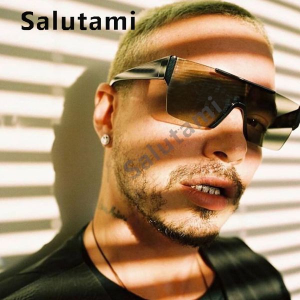 oversize one piece gradient sunglasses for men square sun glasses women rimless chic mirror eyewear male shades, White;black
oversize one piece gradient sunglasses for men square sun glasses women rimless chic mirror eyewear male shades, White;black