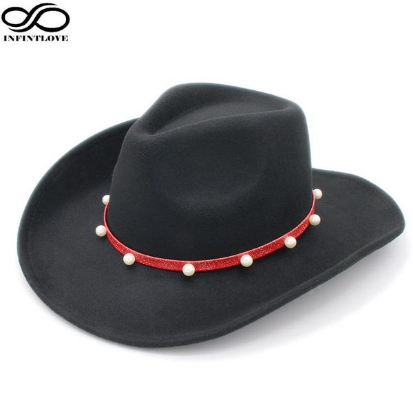 luckylianji cool adjustable strap wool felt vintage pearl red leather ribbon hondo crown anallergisch cowboy western hat, Blue;gray
luckylianji cool adjustable strap wool felt vintage pearl red leather ribbon hondo crown anallergisch cowboy western hat, Blue;gray