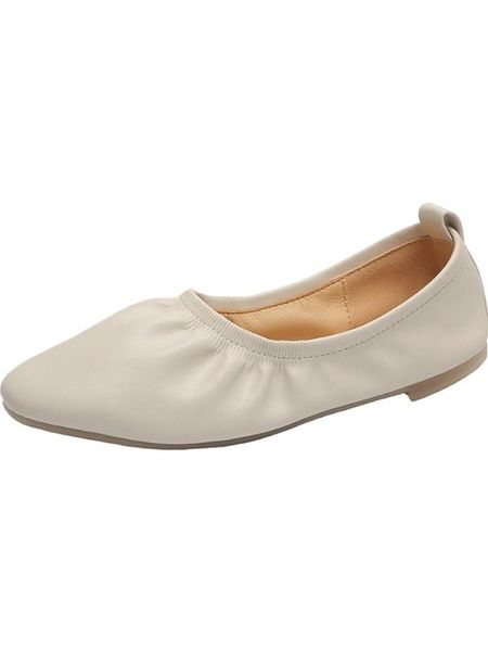 2020 new korean fashion flat flat shallow mouth grandma shoes soft leather soft bottom elastic scoop shoes, Black
2020 new korean fashion flat flat shallow mouth grandma shoes soft leather soft bottom elastic scoop shoes, Black