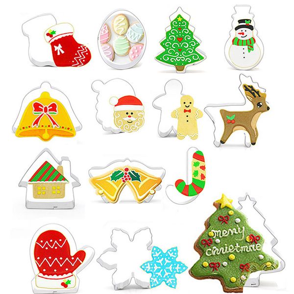 14pcs biscuit mold easy clean cookie cutter kit christmas stainless steel silver
14pcs biscuit mold easy clean cookie cutter kit christmas stainless steel silver