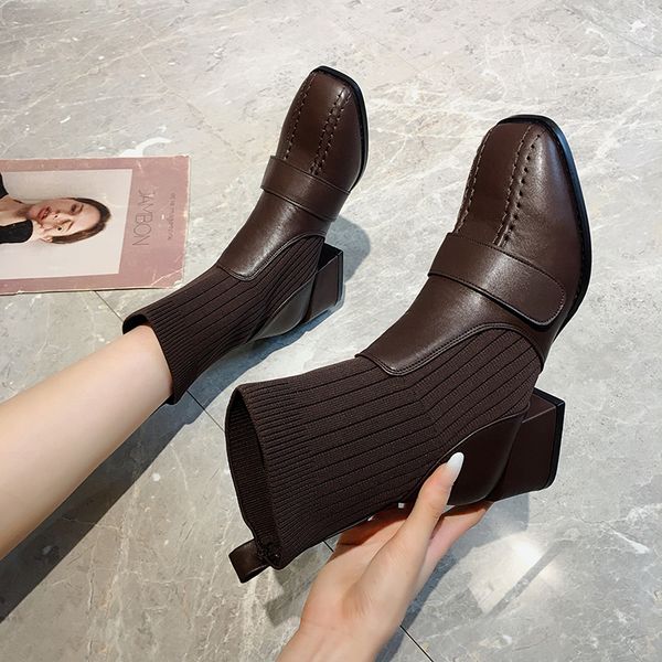 boots women new 2020 shoes booties ladies round toe low heels booties black mid calf rubber mid-calf pu
boots women new 2020 shoes booties ladies round toe low heels booties black mid calf rubber mid-calf pu
