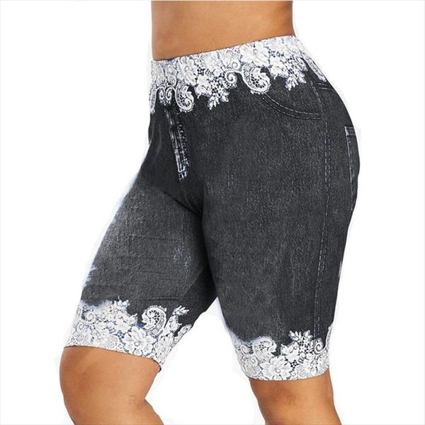 print short legging women jeggings high waist elastic capri leggins pants summer breeches false denim perfect fit jeans leggings, Black
print short legging women jeggings high waist elastic capri leggins pants summer breeches false denim perfect fit jeans leggings, Black