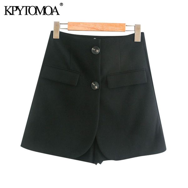 kpytomoa women 2020 chic fashion double button shorts skirts vintage high waist office wear female skort mujer, White;black
kpytomoa women 2020 chic fashion double button shorts skirts vintage high waist office wear female skort mujer, White;black