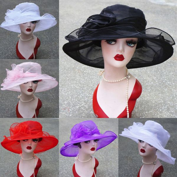 1pcs elegant organza kentucky derby wide brim lace sun wedding church party hats for women wavy ladies hat new 6e56, Blue;gray
1pcs elegant organza kentucky derby wide brim lace sun wedding church party hats for women wavy ladies hat new 6e56, Blue;gray