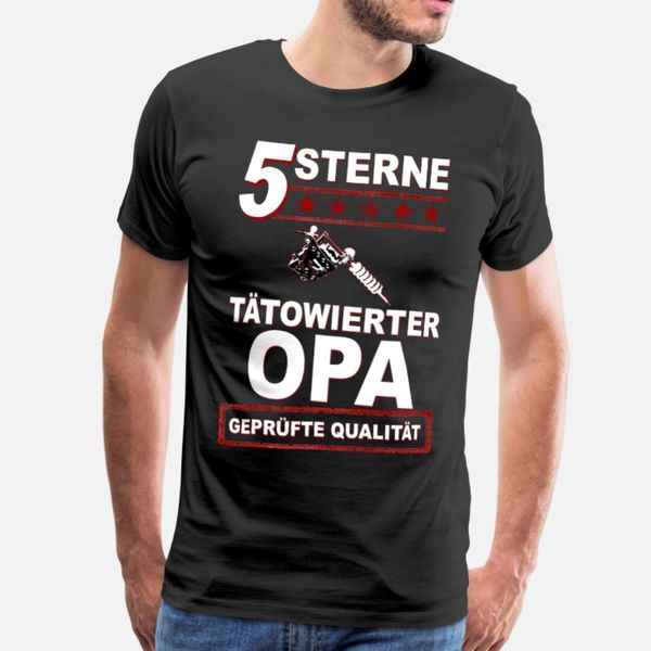 5 sterne tätowierter opa t shirt men designing 100% cotton s-xxxl family fit humor summer letters shirt
5 sterne tätowierter opa t shirt men designing 100% cotton s-xxxl family fit humor summer letters shirt