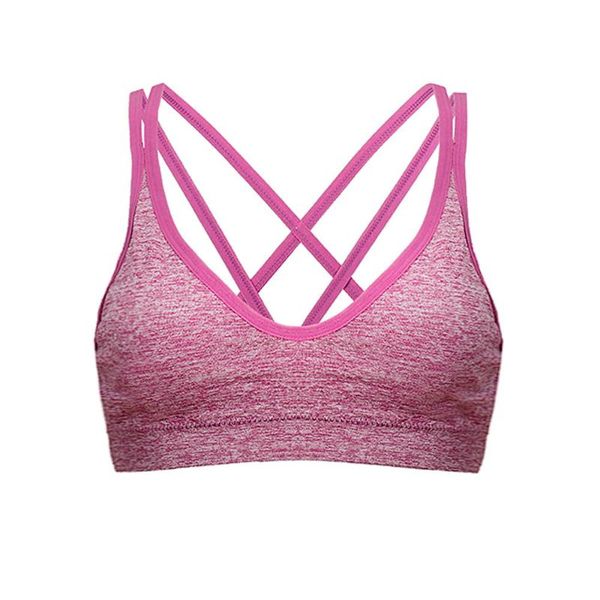gym clothing women's fashion vest with chest pad sports underwear without steel ring comfortable breathable bra fitness running, White;black
gym clothing women's fashion vest with chest pad sports underwear without steel ring comfortable breathable bra fitness running, White;black