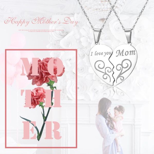 chains boniskiss fashion design women's necklaces heart pattern bijoux for mother's day gift female stainless steel pendant, Silver
chains boniskiss fashion design women's necklaces heart pattern bijoux for mother's day gift female stainless steel pendant, Silver