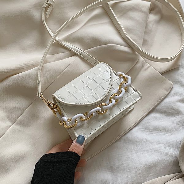 chain crossbody bags for women solid color mini pu leather 2020 simple handbags female shoulder travel bag handbag and purses 
chain crossbody bags for women solid color mini pu leather 2020 simple handbags female shoulder travel bag handbag and purses