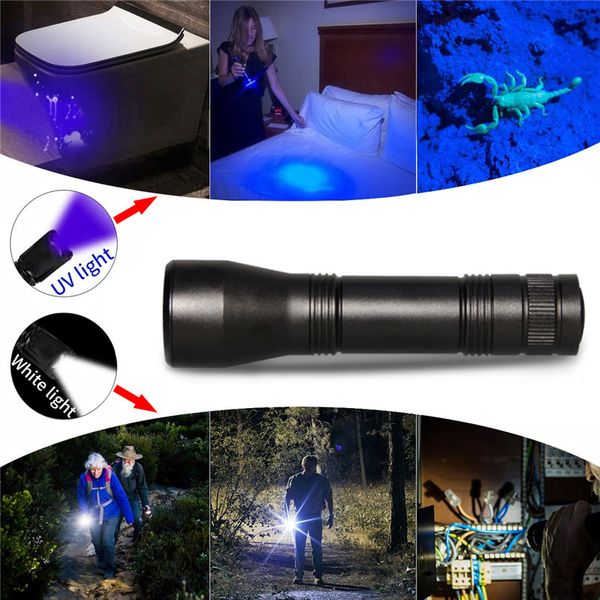 flashlights torches uv led linternas torch light 5 modes zoomable ultraviolet urine stains detector for outdoor camping
flashlights torches uv led linternas torch light 5 modes zoomable ultraviolet urine stains detector for outdoor camping