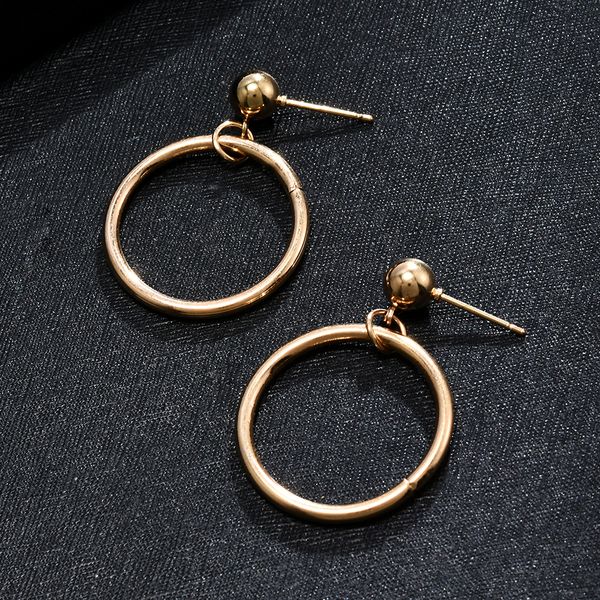 fashion women lady big round circle pendant ear drop dangle earring elegant simple earrings jewelry, Silver
fashion women lady big round circle pendant ear drop dangle earring elegant simple earrings jewelry, Silver