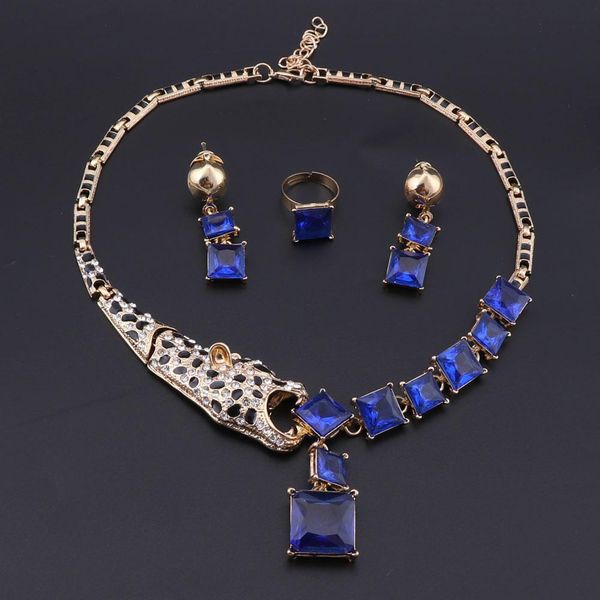oeoeos blue crystal jewelry sets gold color bridal necklace earrings ring sets party wedding costume jewellery gifts for women, Slivery;golden
oeoeos blue crystal jewelry sets gold color bridal necklace earrings ring sets party wedding costume jewellery gifts for women, Slivery;golden