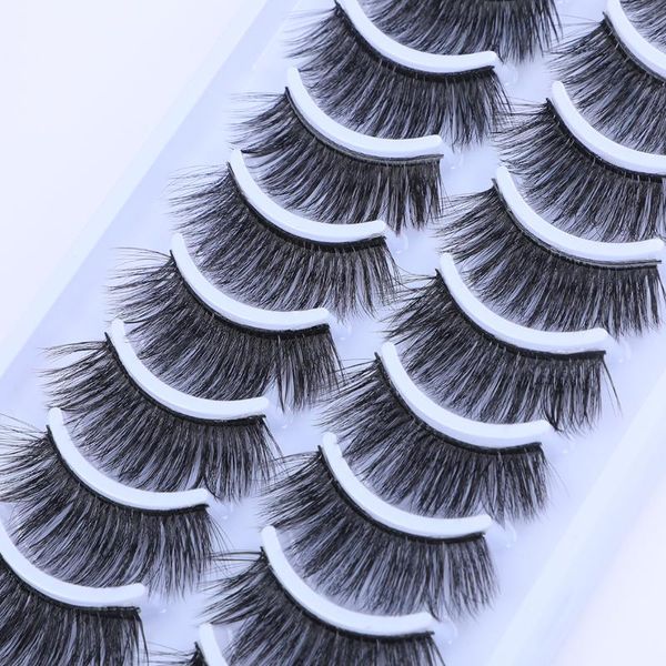 10 pairs natural false eyelashes 3d synthetic hair fake eyelashes thick long extension eyelash women's eye makeup dropshipping
10 pairs natural false eyelashes 3d synthetic hair fake eyelashes thick long extension eyelash women's eye makeup dropshipping