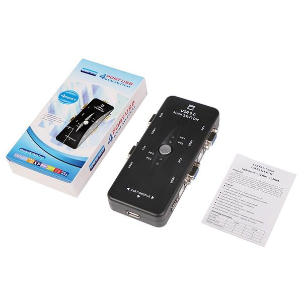 cgjxskvm vga /svga switch box adapter connects with 4 port hub usb 2 .0 for printer keyboard mouse 4 computers use 1 monitor
cgjxskvm vga /svga switch box adapter connects with 4 port hub usb 2 .0 for printer keyboard mouse 4 computers use 1 monitor