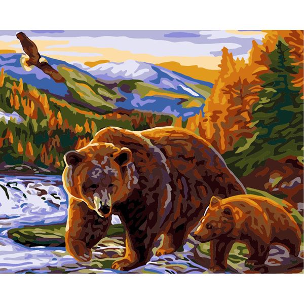 diy paint by number kit oil canvas painting for adults beginner 16x20'' (bear mother and bear baby
diy paint by number kit oil canvas painting for adults beginner 16x20'' (bear mother and bear baby