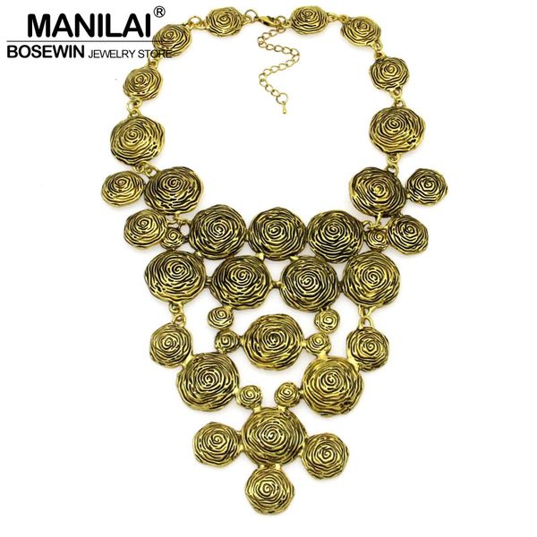 manilai women vintage statement necklaces fashion jewelry bohemia carving metal big collar maxi chokers necklaces & pendants, Silver
manilai women vintage statement necklaces fashion jewelry bohemia carving metal big collar maxi chokers necklaces & pendants, Silver