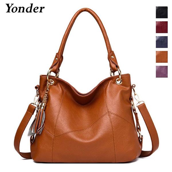 yonder women genuine leather handbag female large shoulder crossbody bag ladies messenger bags hobos with tassel yellow/wine red
yonder women genuine leather handbag female large shoulder crossbody bag ladies messenger bags hobos with tassel yellow/wine red