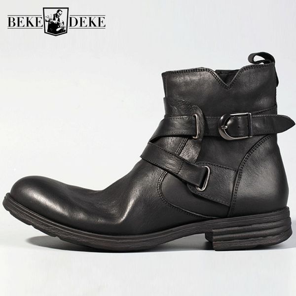 genuine leather casual men boots brand breathable high safety booties black/brown round toe zipper riding boots 38-44
genuine leather casual men boots brand breathable high safety booties black/brown round toe zipper riding boots 38-44