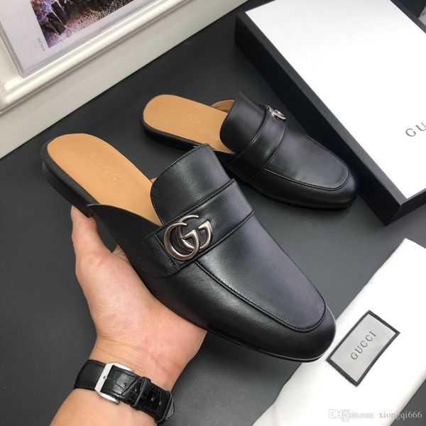 stylish men's casual slippers, and comfortable wild casual shoes, with boxaa, Red;white