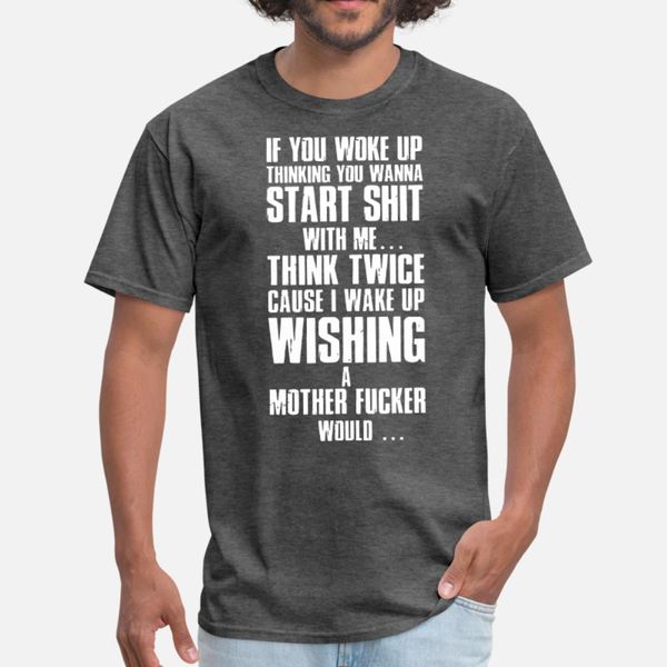 если u просыпался думая you wanna start дерьмо с me t shirt мужчины создать короткий рукав круглый воротник уникальный fit дышащая kawaii ру
если u просыпался думая you wanna start дерьмо с me t shirt мужчины создать короткий рукав круглый воротник уникальный fit дышащая kawaii ру