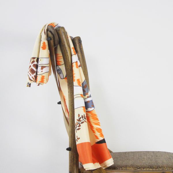 hair wrap head scarf 130 sauqre silk scarf animal printed bandana vintage neck foulard femme headwrap versatile accessory, Blue;gray
hair wrap head scarf 130 sauqre silk scarf animal printed bandana vintage neck foulard femme headwrap versatile accessory, Blue;gray