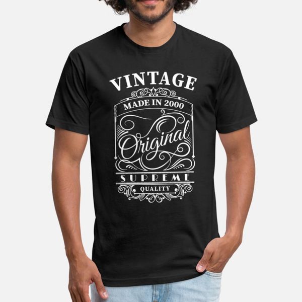 vintage made in 2000 t shirt men customize 100% cotton o neck cool fitness comical spring autumn slim shirt
vintage made in 2000 t shirt men customize 100% cotton o neck cool fitness comical spring autumn slim shirt