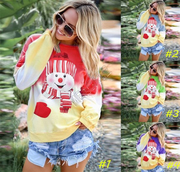 2020 christmas rainbow gradient snowman printed women's sweater designers autumn winter casual sports sweatshirts clothes plus size d93, White
2020 christmas rainbow gradient snowman printed women's sweater designers autumn winter casual sports sweatshirts clothes plus size d93, White