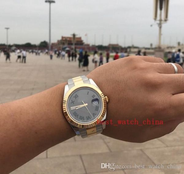 36mm 41mm 2019 luxury grey dial 18k yellow gold 116333 two tone stainless steel gold men watches automatic mens, Slivery;brown
36mm 41mm 2019 luxury grey dial 18k yellow gold 116333 two tone stainless steel gold men watches automatic mens, Slivery;brown
