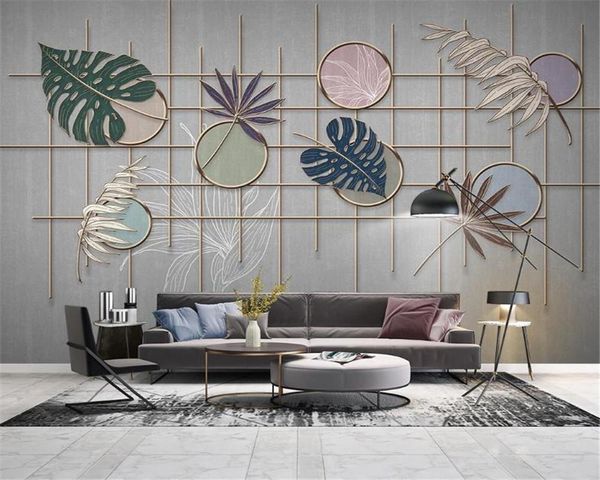 custom 3d european wallpaper nordic modern simple light luxury geometric tropical plant leaf interior decoration silk wallpaper
custom 3d european wallpaper nordic modern simple light luxury geometric tropical plant leaf interior decoration silk wallpaper