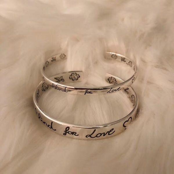 s925 pure silver luxurious quality open punk women and man bracelet with engrave style wedding jewelry gift ps7201, Black
s925 pure silver luxurious quality open punk women and man bracelet with engrave style wedding jewelry gift ps7201, Black
