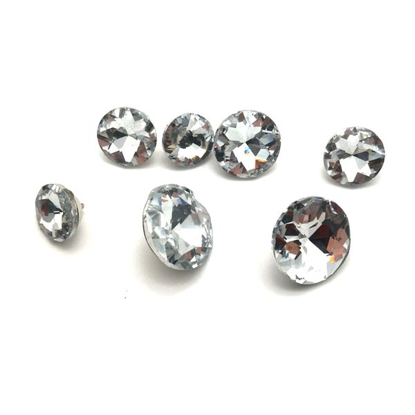 20pcs upholstery artificial crystal craft metal base glass button with back nail
20pcs upholstery artificial crystal craft metal base glass button with back nail