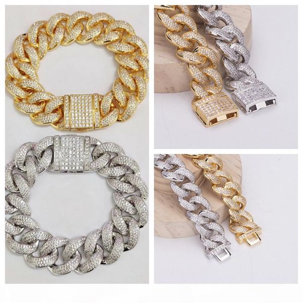 fashion man brass 18k plated gold full diamond hip-hop style thick link chain bracelets setting tiny cubic zirconia mens bracelet, Black
fashion man brass 18k plated gold full diamond hip-hop style thick link chain bracelets setting tiny cubic zirconia mens bracelet, Black