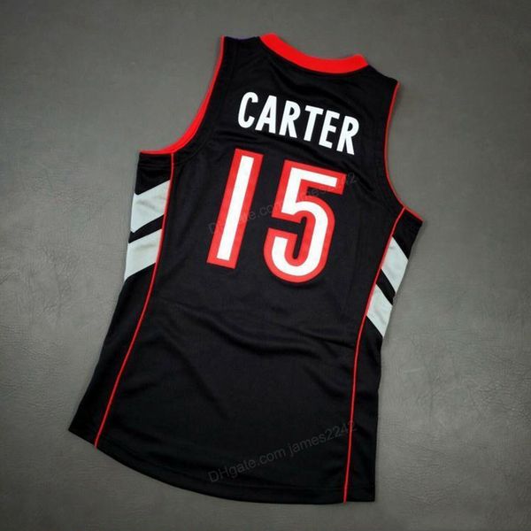 custom retro #15 carter mitchell & ness college basketball jerseys stitched black any size 2xs-3xl 4xl 5xl and name number vest jersey, Black;red 
custom retro #15 carter mitchell & ness college basketball jerseys stitched black any size 2xs-3xl 4xl 5xl and name number vest jersey, Black;red