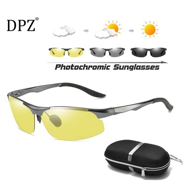 2020 dpz aluminum magnesium pchromic polarized sunglasses men driving glasses day night vision goggles, White;black
2020 dpz aluminum magnesium pchromic polarized sunglasses men driving glasses day night vision goggles, White;black