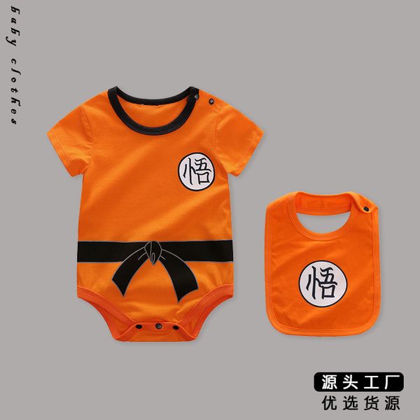 Wukong Baby Summer Onesie Baby Thin Cool Triangle Jumpsuit Newborn Baby-Month Clothes Foreign Trade
Wukong Baby Summer Onesie Baby Thin Cool Triangle Jumpsuit Newborn Baby-Month Clothes Foreign Trade