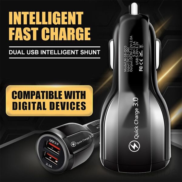 car usb charger quick charge 3.0 mobile charger dual port usb fast charger, suitable for universal mobile phone
car usb charger quick charge 3.0 mobile charger dual port usb fast charger, suitable for universal mobile phone