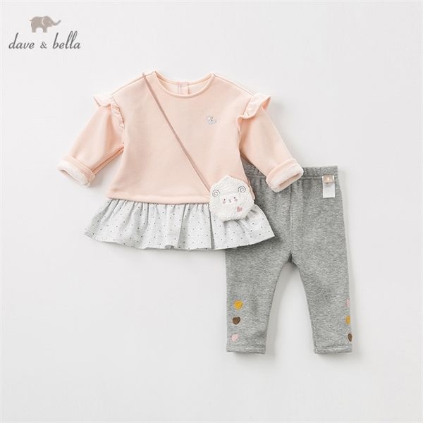 dbz11889 dave bella autumn baby girls cartoon dots clothing sets kids cute long sleeve sets children with sheep bag 3 pcs suit 0926, White
dbz11889 dave bella autumn baby girls cartoon dots clothing sets kids cute long sleeve sets children with sheep bag 3 pcs suit 0926, White