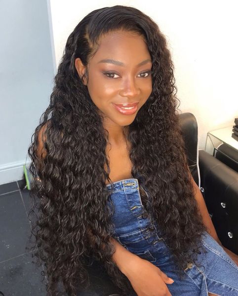 2020 curly peruvian lace front human hair wigs preplucked deep water wave 13x6 lace frontal hair wig for black women
2020 curly peruvian lace front human hair wigs preplucked deep water wave 13x6 lace frontal hair wig for black women
