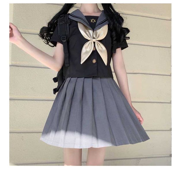 jk uniform college style suit japan soft sister group sailor suit long sleeve student class uniform role cosplay pleated skirt, White
jk uniform college style suit japan soft sister group sailor suit long sleeve student class uniform role cosplay pleated skirt, White