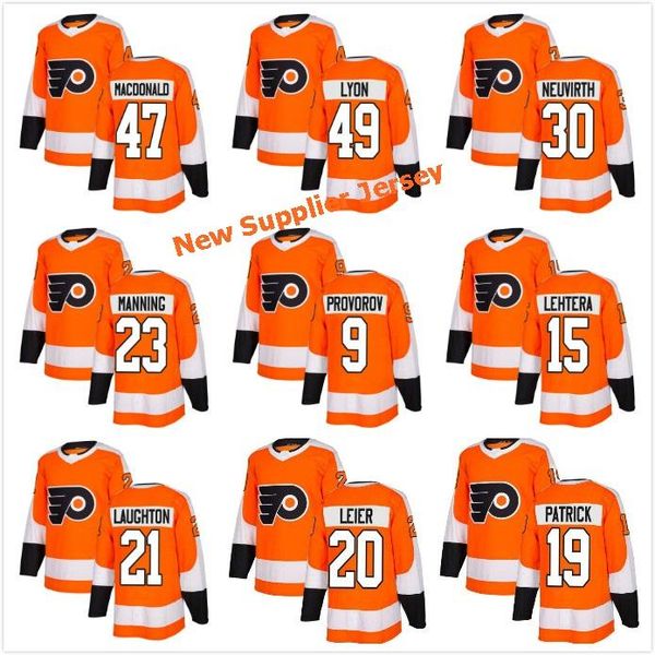 2018 ad philadelphia flyers 47 macdonald 49 lyon brandon manning 9 provorov 15 lehtera 21 laughton 20 leier 19 patrick 30 neuvirth jersey, Black;red
2018 ad philadelphia flyers 47 macdonald 49 lyon brandon manning 9 provorov 15 lehtera 21 laughton 20 leier 19 patrick 30 neuvirth jersey, Black;red