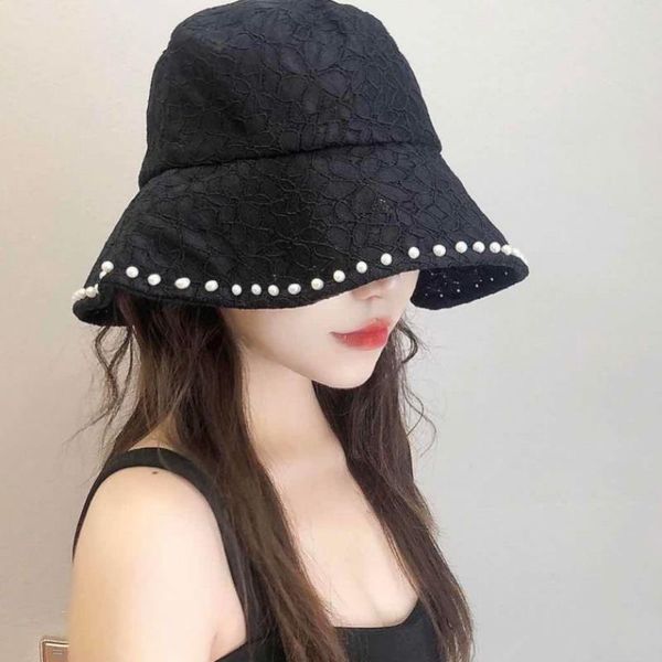 artificial pearl fisherman hat women summer lace net red spring bonnet peaked cap panama hat bonnet fishing chapeu bucket, Blue;gray
artificial pearl fisherman hat women summer lace net red spring bonnet peaked cap panama hat bonnet fishing chapeu bucket, Blue;gray