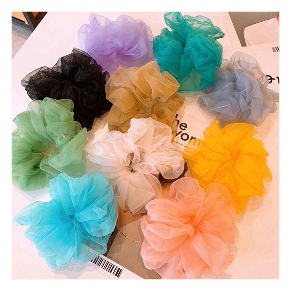 fashion east gate graceful crystal organza big intestine ring macaron ball hair ring decoration, Silver
fashion east gate graceful crystal organza big intestine ring macaron ball hair ring decoration, Silver
