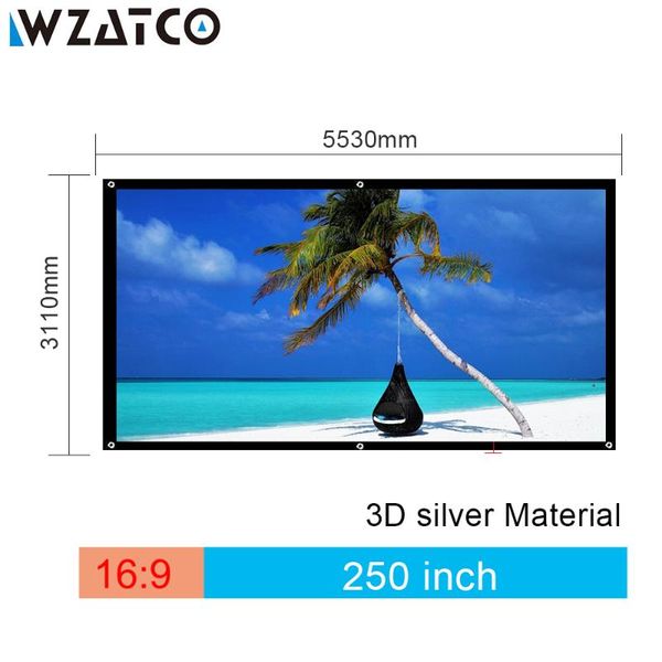 projection screens wzatco 3d screen large 250inch 4:3 silver fabric for cinema xgimi h2 h1 h1s z6 z3 jmgo j6s projector
projection screens wzatco 3d screen large 250inch 4:3 silver fabric for cinema xgimi h2 h1 h1s z6 z3 jmgo j6s projector
