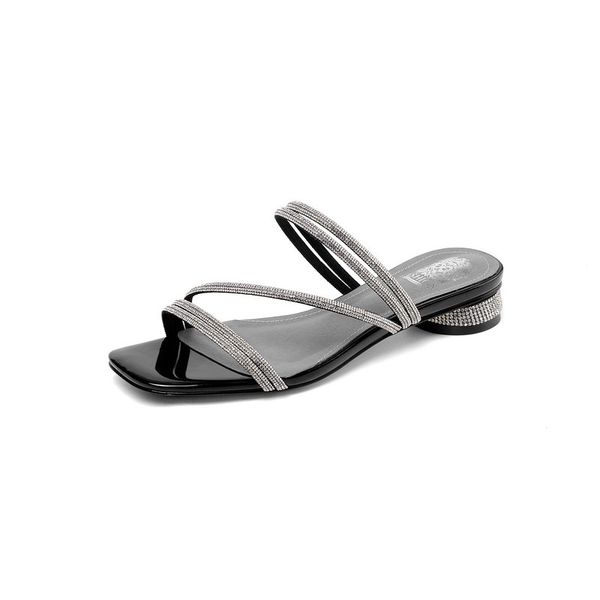 2cm low heels fashion women' s slippers handmade microfiber leather comfortable leisure shoes lady slippers, Black
2cm low heels fashion women' s slippers handmade microfiber leather comfortable leisure shoes lady slippers, Black