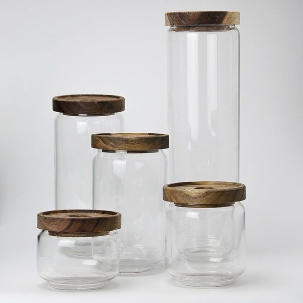 storage tank transparent lid glass sealed jar acacia wood lid glass storage tank vacuum candy container
storage tank transparent lid glass sealed jar acacia wood lid glass storage tank vacuum candy container