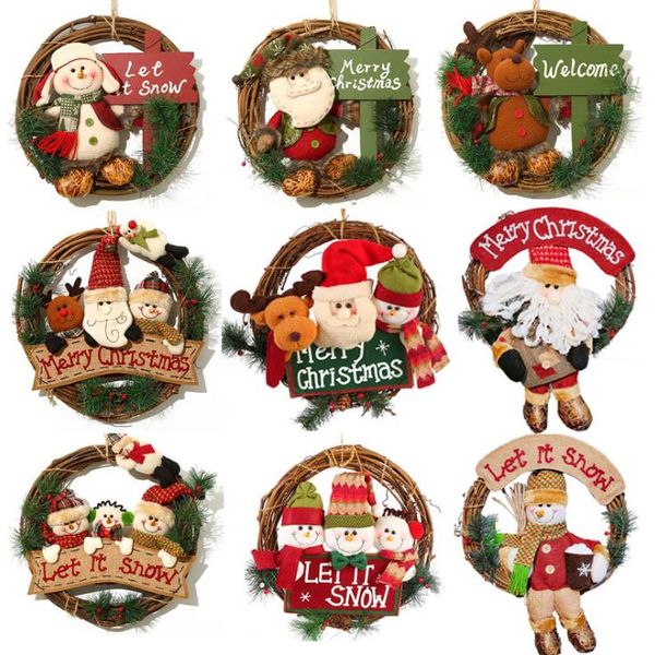 christmas wreath xmas rattan door hanging christmas gifts vine ring wall flower garland snow man santa christmas decoration bwd812
christmas wreath xmas rattan door hanging christmas gifts vine ring wall flower garland snow man santa christmas decoration bwd812