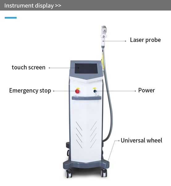 808nm-810nm diode laser permanent hair removal beauty machine 808nm wavelength for all types hair removal hipping, Black
808nm-810nm diode laser permanent hair removal beauty machine 808nm wavelength for all types hair removal hipping, Black