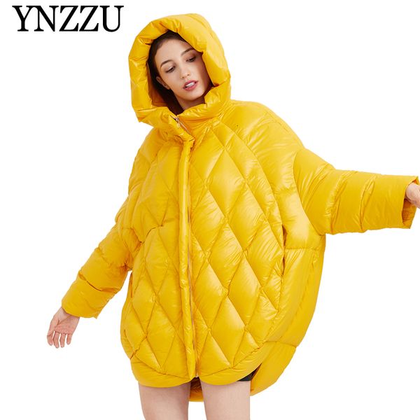 ynzzu yellow hooded long sleeve women down jacket 2019 autumn winter oversize warm down coat pink big long female outwear yo896, Black;white
ynzzu yellow hooded long sleeve women down jacket 2019 autumn winter oversize warm down coat pink big long female outwear yo896, Black;white
