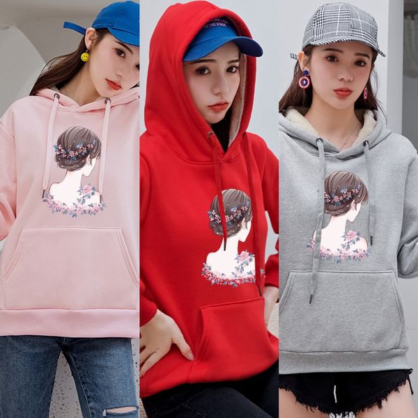 cotton hooded sweater women's winter new korean style loose women's lamb coat sweater coatfleece thickened long sleeve coat 3930 x, Black
cotton hooded sweater women's winter new korean style loose women's lamb coat sweater coatfleece thickened long sleeve coat 3930 x, Black